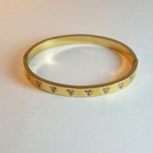 Mini heart bangle